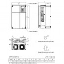 Falownik wektorowy 30kW 3-fazowy 460VAC Delta Electronics VFD300C43E